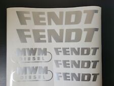 FENDT / MWM Logo Schriftzug Satz