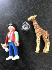 Playmobil 3253 Giraffe Zoo Tierpark Komplett Tierpflegerin Safari Tierpflege