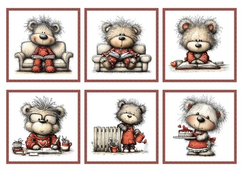 Teddybär kartenaufleger für - kartenaufleger,