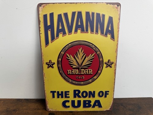 Havana club rum blechschild - havana,