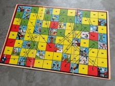 Brettspiel Gesellschaftsspiel "Das neue Leiterspiel"; Brett ohne Figuren; 1930er