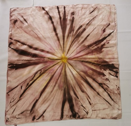 Vintage seidentuch silk scarf - seidentuch.,