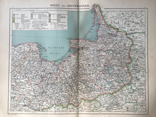 Landkarte westpreußen und - landkarte,