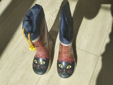 TCM Kinder Schuhe Gummi Stiefel Herbst Winter gefüttert Futter Gr. 24/25 weinrot