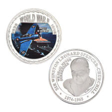 WELTKRIEG / WK II. - MOTIV ZUR AUSWAHL - MEDAILLE - SILBER AUFLAGE - KOLORIERT 