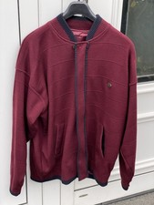 Paul & Shark Vintage Jacke College Style XXL Rot Baumwolle Top Retro Look