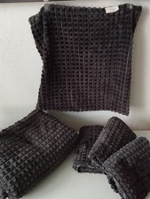 große Kuscheldecke 150*200 + passende 4 Kissenbezüge 45*45 / grau /