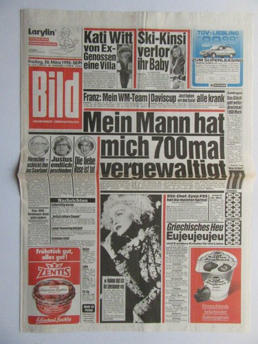 Bild zeitung 1990 kati - bild,