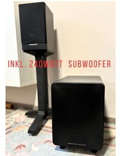 Mordaunt-Short MS 3.10 Lautsprecher /Bi Wiring mit Subwoofer + Stands