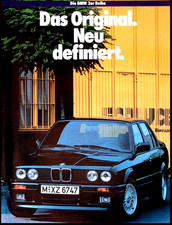 BMW 3er E 30 Prospekt 1987 alle Modelle