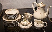 Krautheim Selb Bavaria Astrid - 22 Teile, Goldrand, Vintage Porzellan