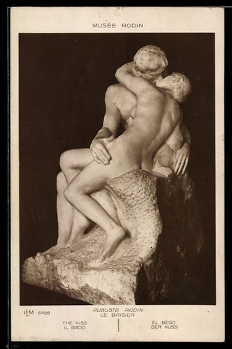 Auguste rodin le baiser - ak,