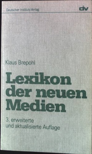 Lexikon der neuen medien - der,