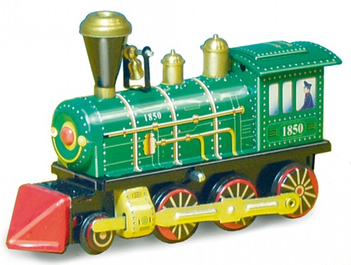Blechspielzeug lokomotive 1850 - lokomotive,