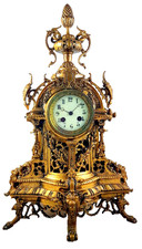 antike Carteluhr Kaminuhr