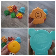 6 Spritztiere, Gummi-Tiere