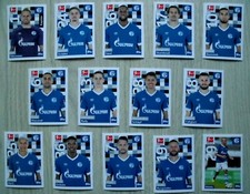alle 14 Spielerbilder/Sticker FC Schalke 04 Topps Bundesliga Saison 2018/19