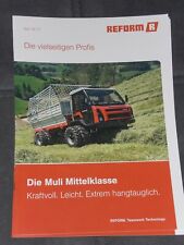 REFORM Muli T6, T7 Transporter Prospekt von 08/2021 ( 25041 )