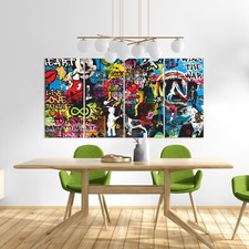 Banksy Graffiti Wandkunst