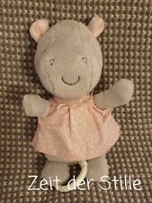 BABYDREAM Spieluhr Nilpferd Mädchen grau rosa Kleid Schlaf Kindchen schlaf