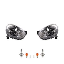 Scheinwerfer Set passend für Nissan Micra K13 05/10-05/13 + Leuchtmit. li. rech.