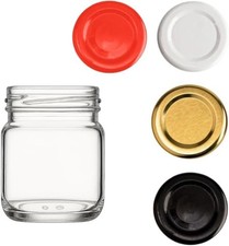 Einmachgläser 125 ml mit Twist-Off Deckel Ø 66 mm – Marmeladengläser mit Deckel