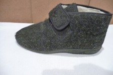 Hausschuhe Hüttenschuhe Lammwolle Schafwolle Pantoffeln Grau Gr. 46, NEU !