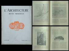 L'ARCHITECTURE 1929 USA