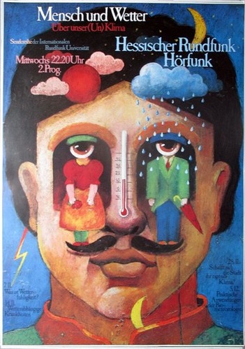 Mensch und wetter - mensch, plakat