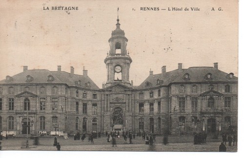 Cpa rennes l ôtel de - -, l'Ôtel