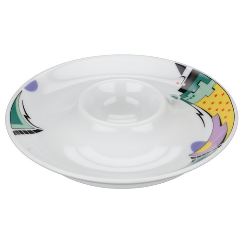 Eierbecher mit schalenablage - eierbecher,