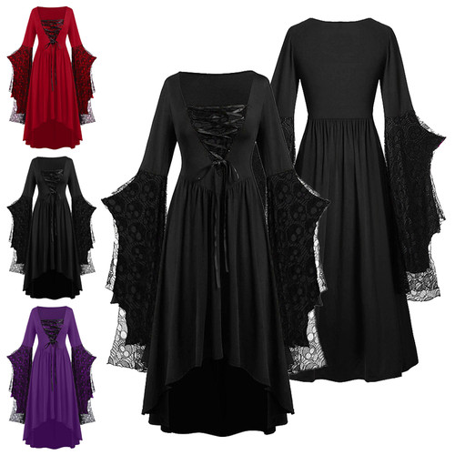 Frauen maxi kleid mittelalter - frauen,