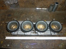 Einzeldrossel Anlage 45mm ca 8,5cm Zylinder abstand  Ansaugtrichter MV Agusta F4