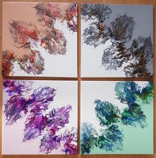 Acryl Pouring Bilderset 4