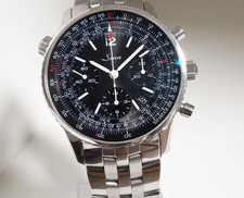 SINN 903 Navigationsuhr Stahl/Stahlband + Lederband neu