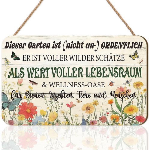 Garten deko schild - deko,