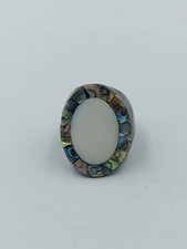 Vintage Perlmutt Abalone Ring