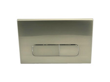 Wunderbad Drückerplatte Nickel Gebürstet Kompatibel mit Geberit Duofix