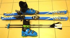 TOP Skiset Head Ski 137 cm incl. Skiservice + Skischuhe Gr. 39 + neue Stöcke