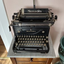 Schreibmaschine Antik Mercedes Werke Berlin Funktioniert Ohne Batterie Vintage