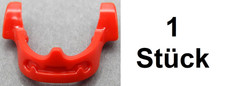 1x LEGO 98129 Minifigur Zubehör Visier Kinnschutz Rot