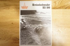 DEUTZ FAHR Kreiselschwader Prospekt Typ KS 100 2 Seiten 1975