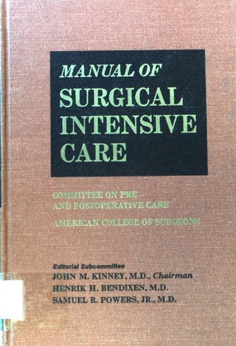 Manual surgical intensive - of,