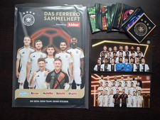 Ferrero TEAM STICKER EM 2024 Leeralbum und Komplettsatz Sticker