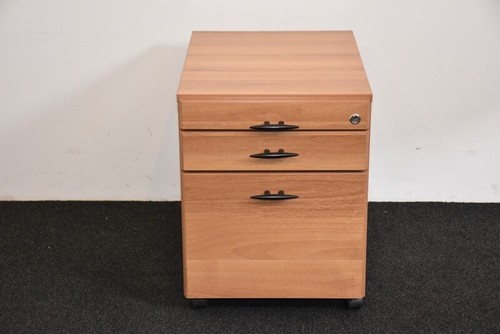 Rollcontainer buche mit - buche,,