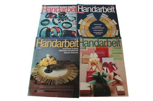 Zeitschrift handarbeit 1989 - 4x,