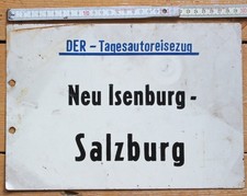 Zuglaufschild metall der - der,