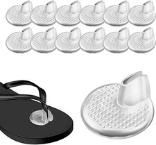 Zehentrenner Damen Silikon Zehenschutz Flip Flop Pads, 6 Paare Transparente