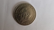 Bundesrepublik Deutschland 2 Deutsche Mark DM 1969 D - Konrad Adenauer