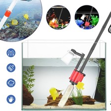 Aquarium Gravel Cleaner, Quick Water Changer Fish Tank Sand Vacuum Cleaner Kit